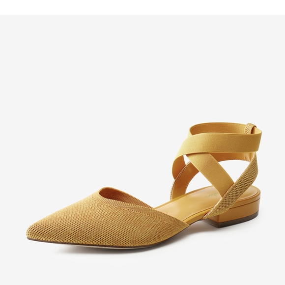 BURUDANI Shoes - BNIB BURUDANI KENDRA SUSTAINABLE FLATS, YELLOW, SIZE 9